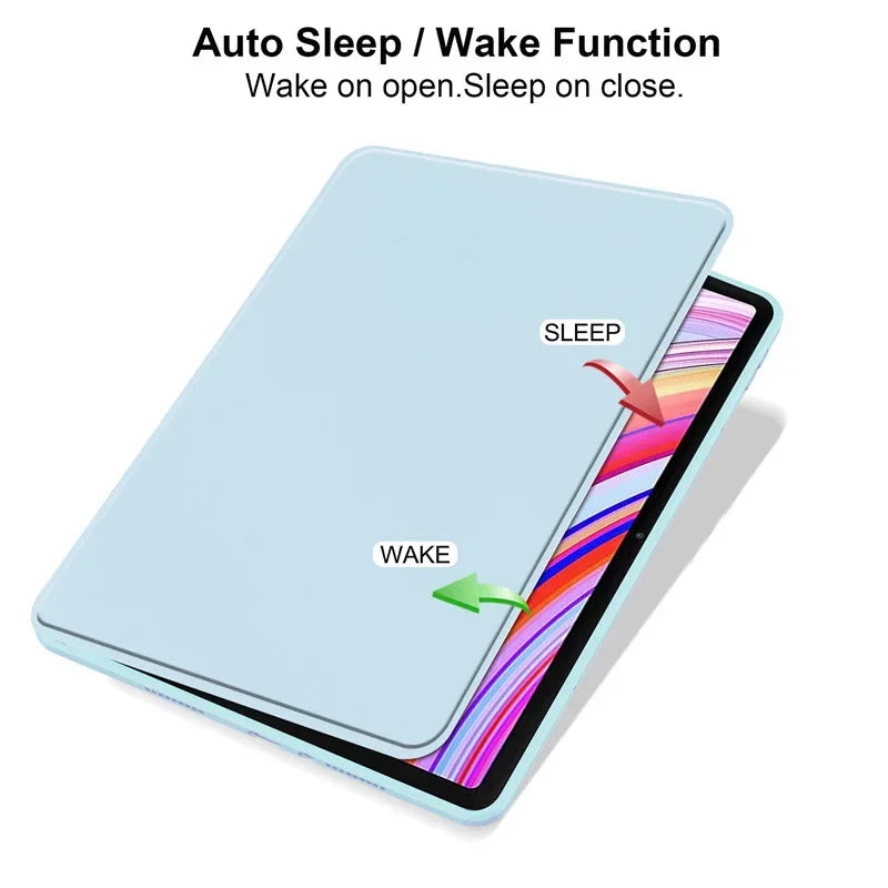360 Rotation Cover For Redmi Pad Pro Case 12.1 inch with Pencil Holder Cover For Redmi Pad Pro Poco Pad 12 1 2024 Tablet Case