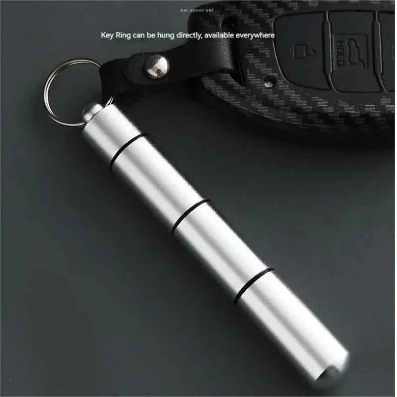 Stainless Steel Ear Picker Set Portable For Ear Puller Multi-Functional Ear Cleaning Safe Material Non-Slip Handle