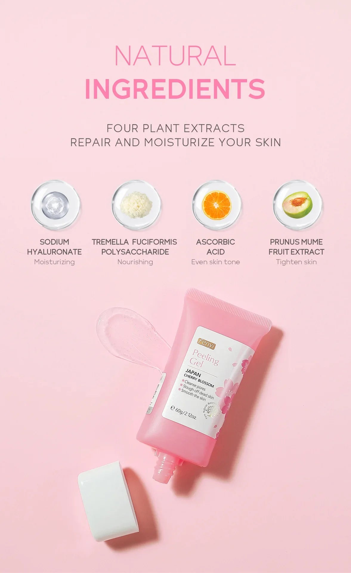 LAIKOU Face Deep Cleaning Exfoliating Gel Skin Care Whitening Moisturizer Repair Facial Scrub Skin Care 60g