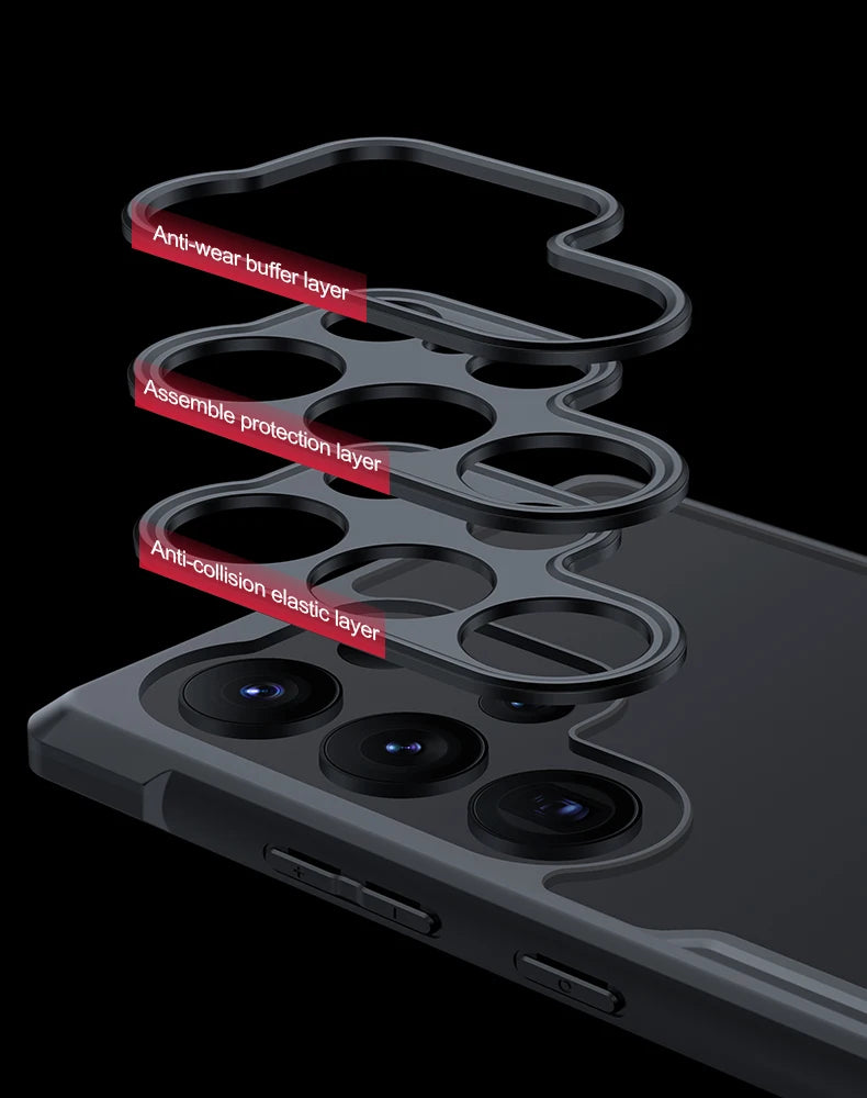 Xundd Shockproof Case For Samsung Galaxy S23 Ultra, Protective Clear Cover For Samsung Galaxy S23 Plus S23+ S23Ultra Case 케이스