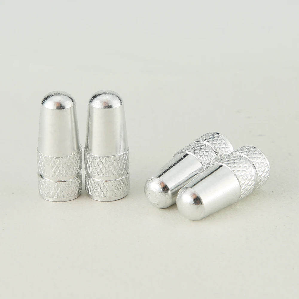 4Pcs/Set Aluminum Alloy Road MTB Track Racing Bike Tube Tyre Bicycle Tire Wheel French Valve cap Presta AIR Valve Caps