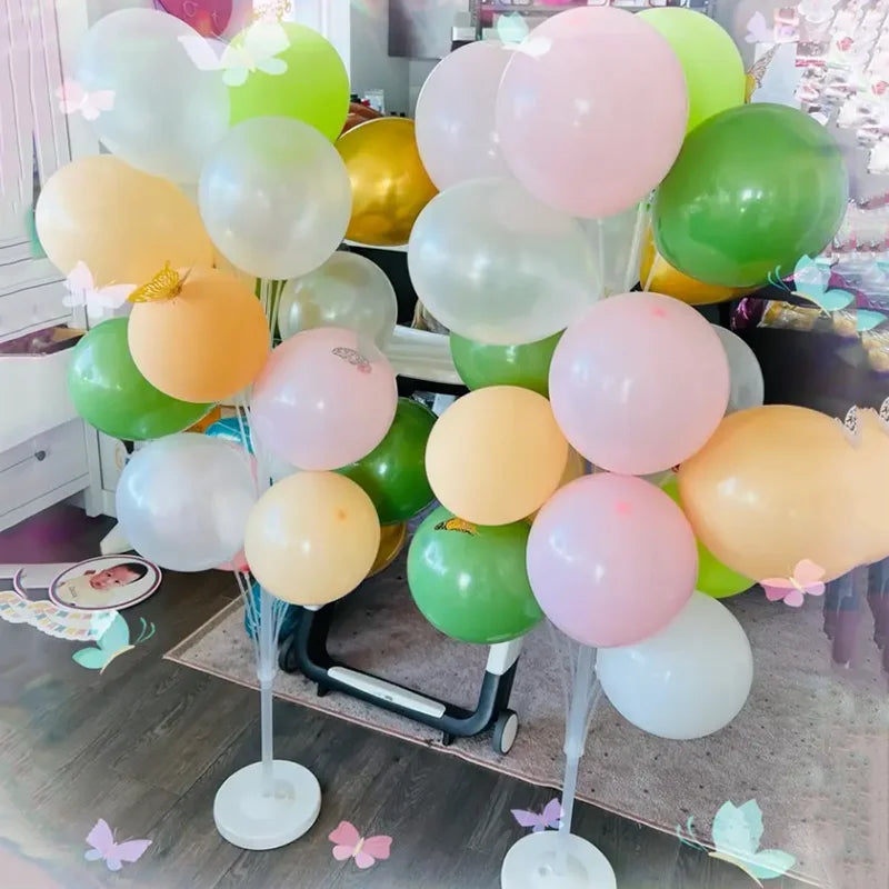 1/2set 13/19Tubes Balloon Stand Wedding Decoration Happy Birthday Party Balloon Stick Holder Baloon Accessories Festival Globos