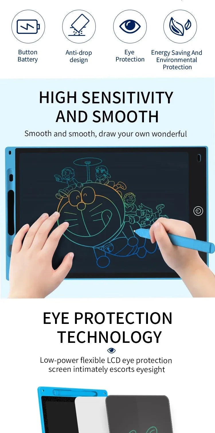 LCD Writing Tablet Board,Drawing Tablet Children Toys, Educational Toys for 3 4 5 6 7 Year Old Girls Boys Baby Kids Toys