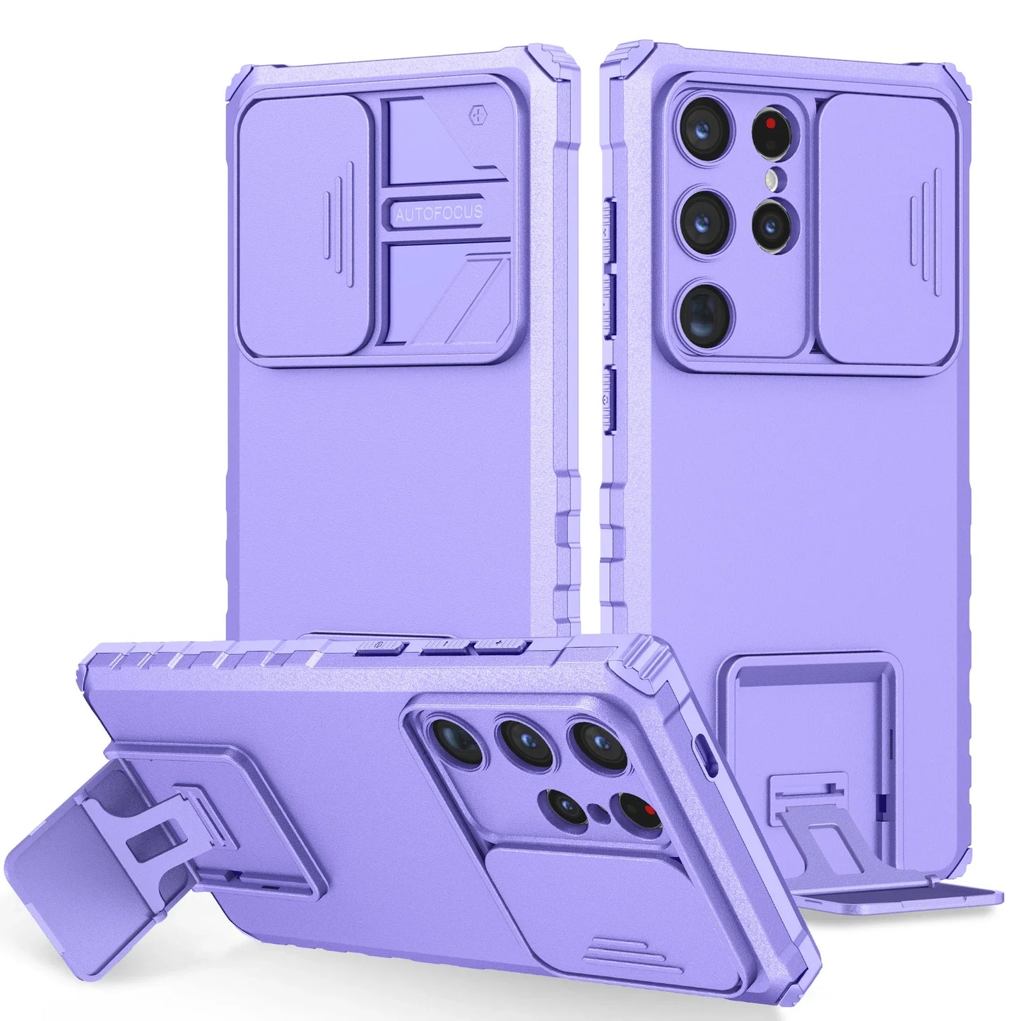 For Samsung S25 Ultra S24 S23 FE S22 S21 A56 A36 A16 A55 A35 A15 A14 A54 A34 Armor Case for Samsung Galaxy S24 Ultra Plus Cases