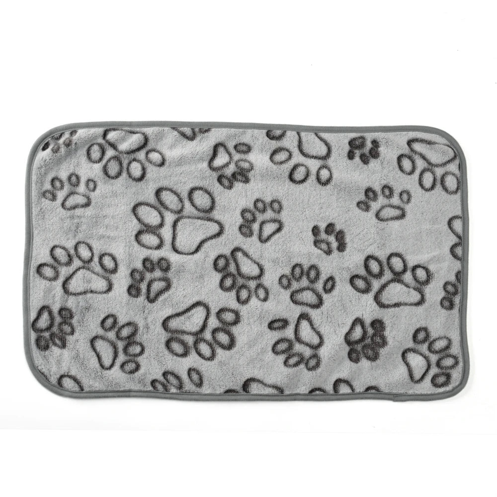 Soft Cozy Dog Bed Mat For Small Large Dogs Bone Star Avocado Print Warm Mattress Pet Cat Sleeping Blanket Puppy Travel Supplies