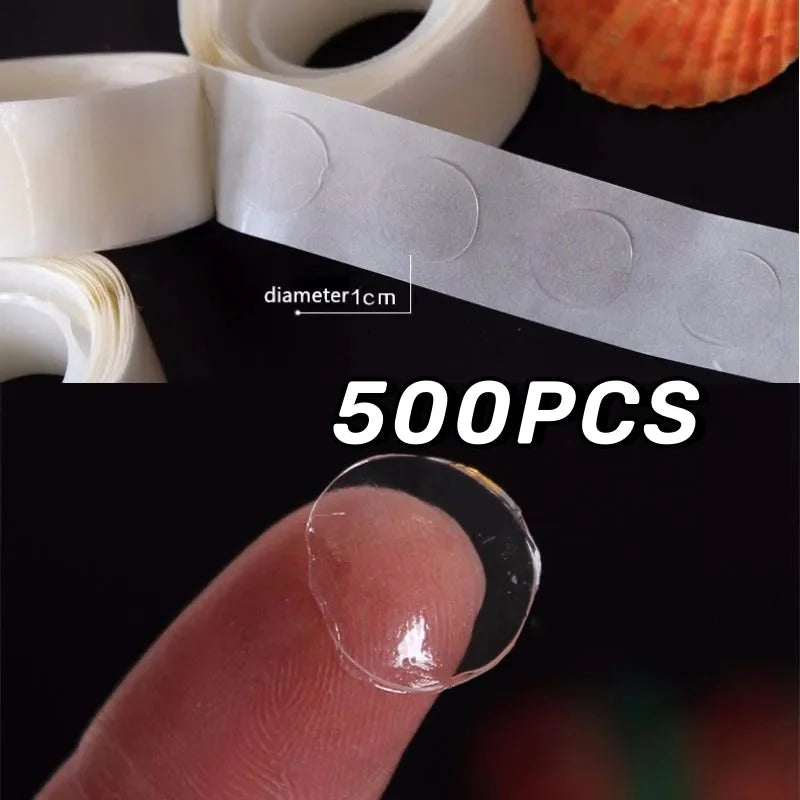 1/10 Roll Double-sided Adhesive Dots Transparent Removable Balloon Adhesive Tape Glue For Diy Craft Wedding Birthday Party Decor