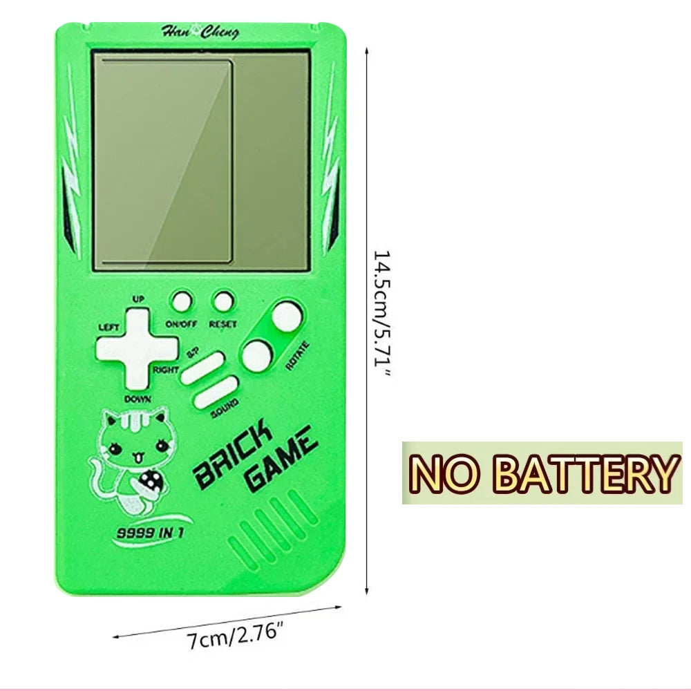 Mini Portable Classic Retro Handheld Game Console 23 Games Pocket Nostalgic Play Brick Game Machine Educational Puzzle Toys