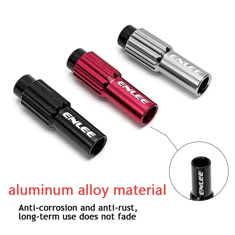 ENLEE 1 Pairs Bicycle Adjustable Derailleur Regulator Screws Aluminum Alloy Fine Bike Brake Shift Cable Adjuster Bolt