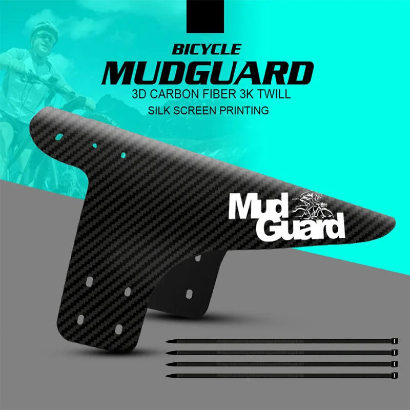 Bicycle Fenders Carbon Fiber Front Rear MTB Road Bike Tire Wings Mud Guard Bicycle Tire Wheel Fenders Bike Parts