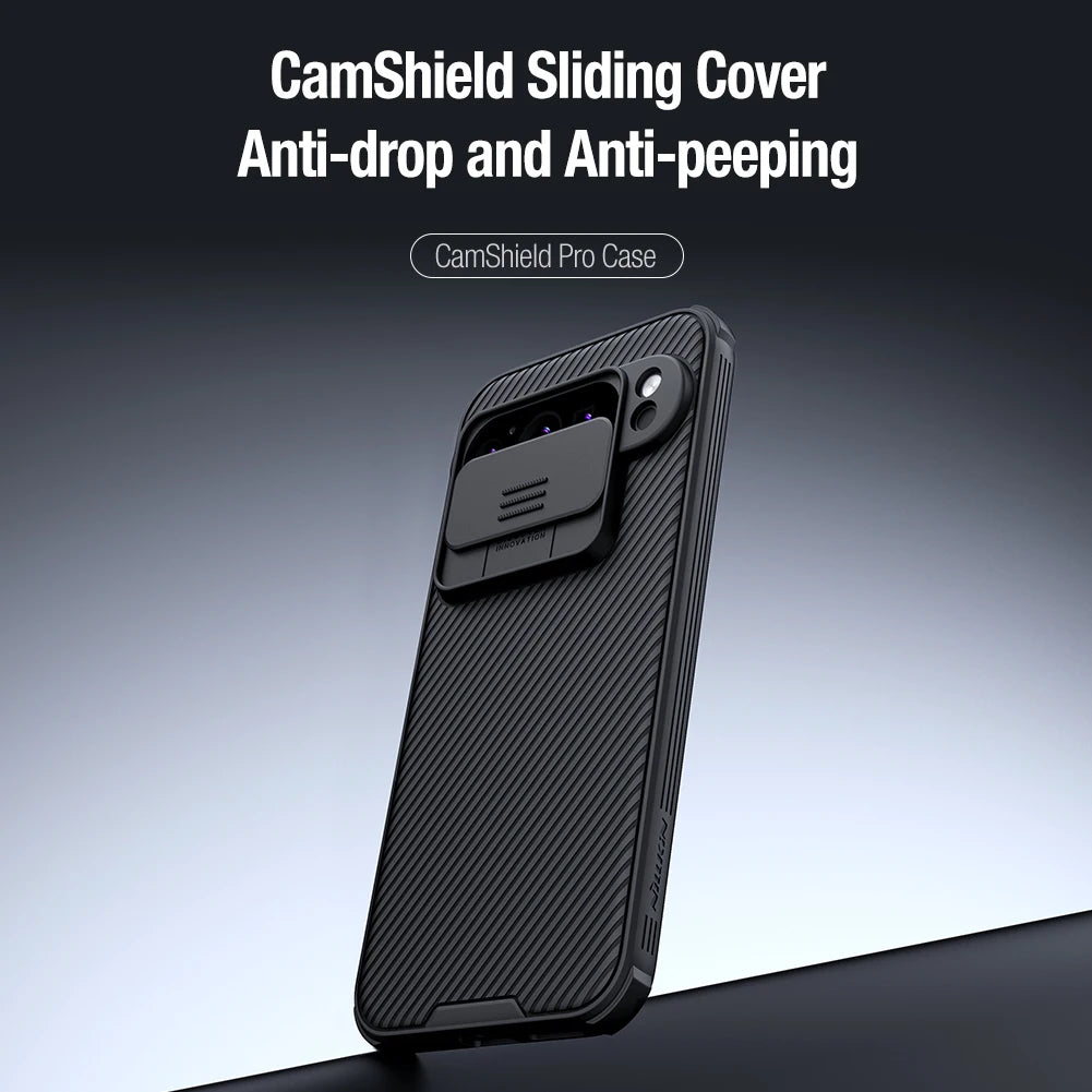 Nillkin For Google Pixel 9 Pro XL Pixel 9 Pro CamShield Pro Case with Slide Camera Cover Protector Hard PC+TPU Cover