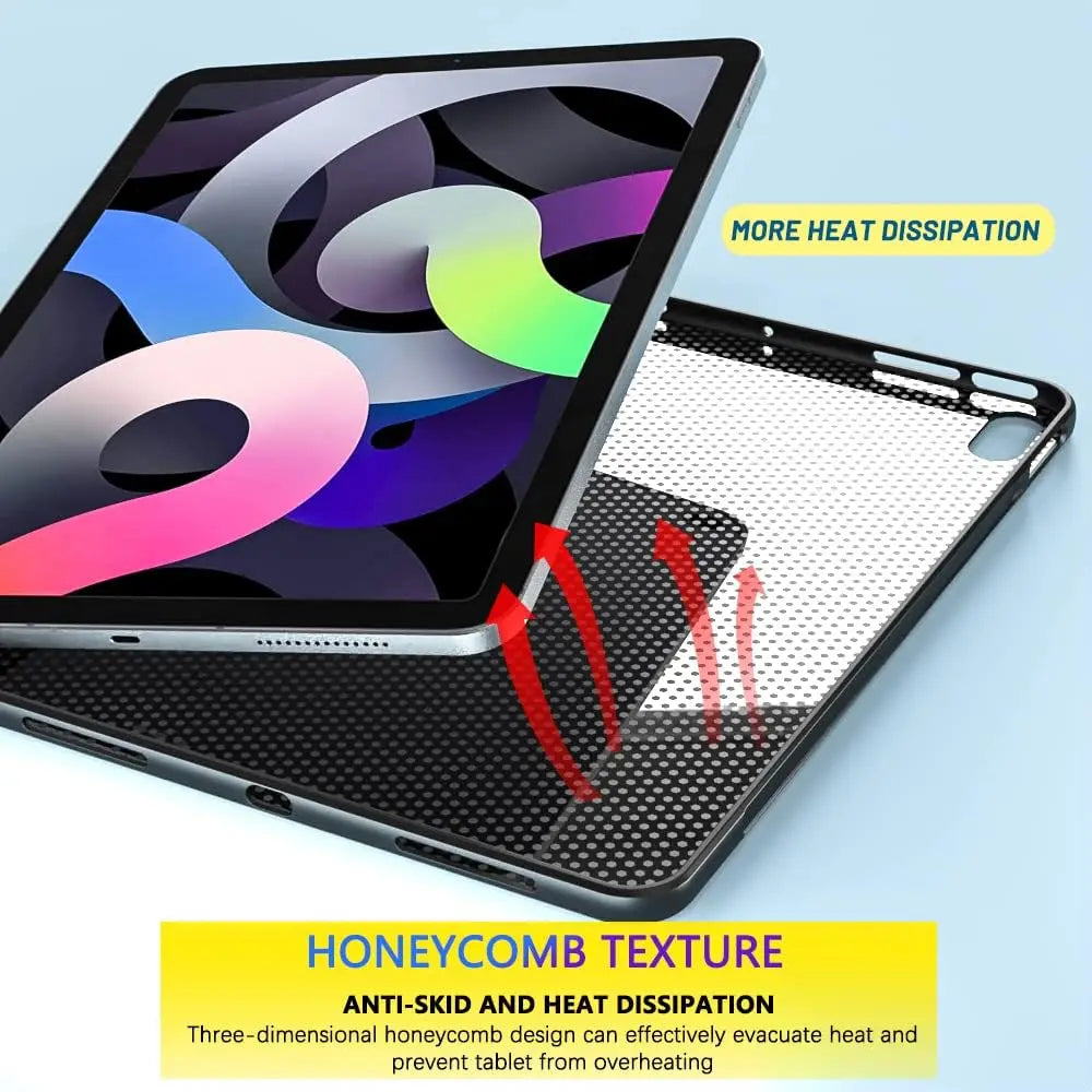 Silicone Tablet Case For iPad Air 5 4 mini 2 3 4 ipad 5 6 7 8 9 10 Gen Pro 11'' 12.9'' Flexible Soft TPU Black Shell Back Cover