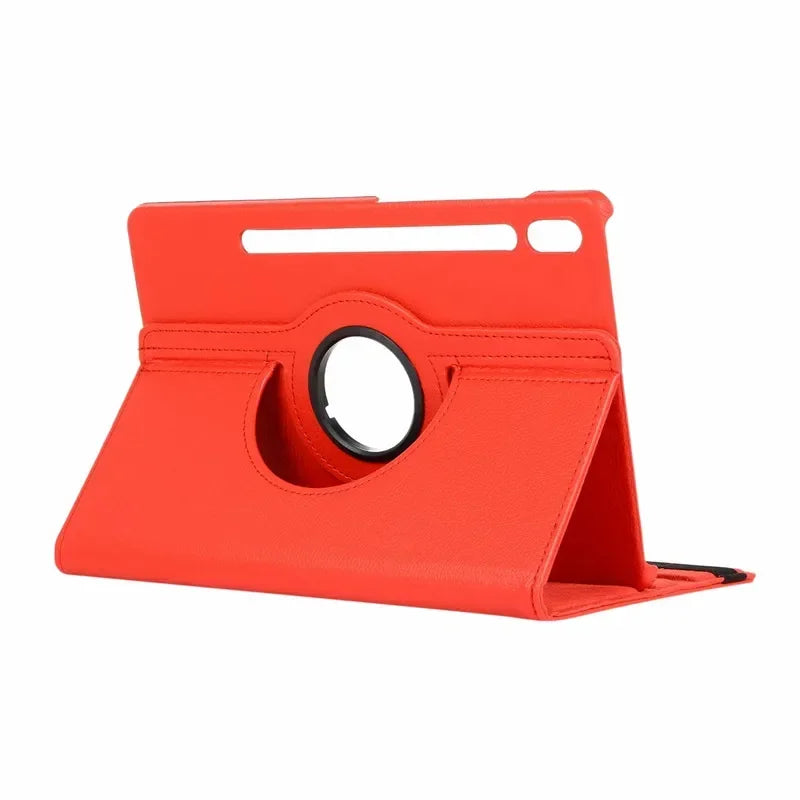 Case For Samsung Galaxy Tab A9 Plus S9 S8 S7 FE Plus 12.4 SM X210 X710 X716 X718 X810 X700 X800 360 Rotating Flip Stand Cover