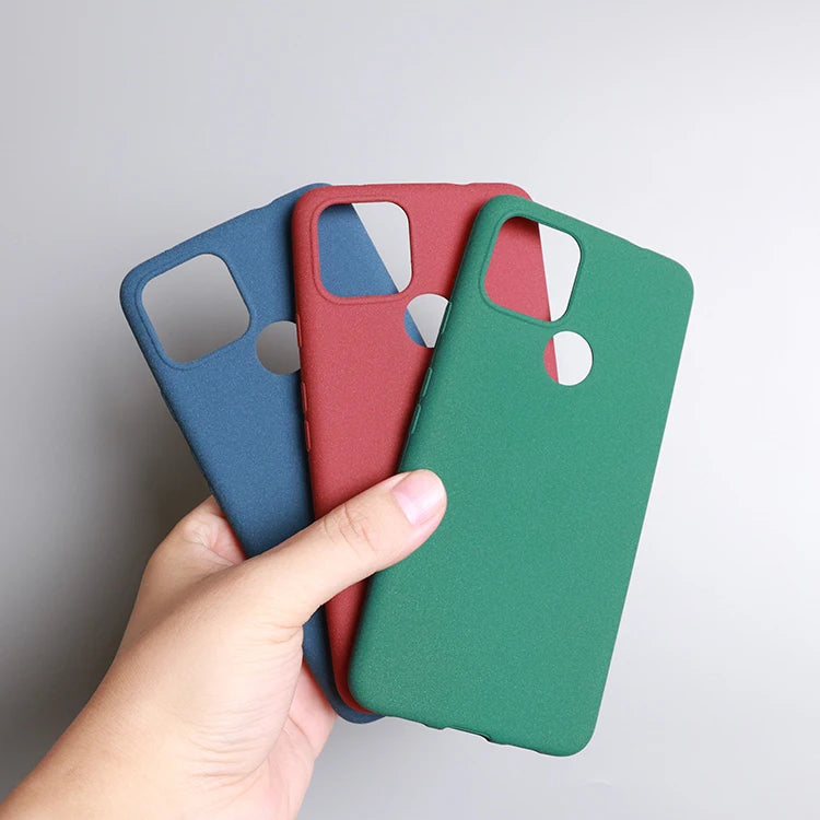 for Google Pixel 9A 9 8A 8 7 Pro 7A 6A 6 XL 5A 4A Case Sand Matte Soft Silicon Full Protect Antifall Anti-slip Cover Shell Funda