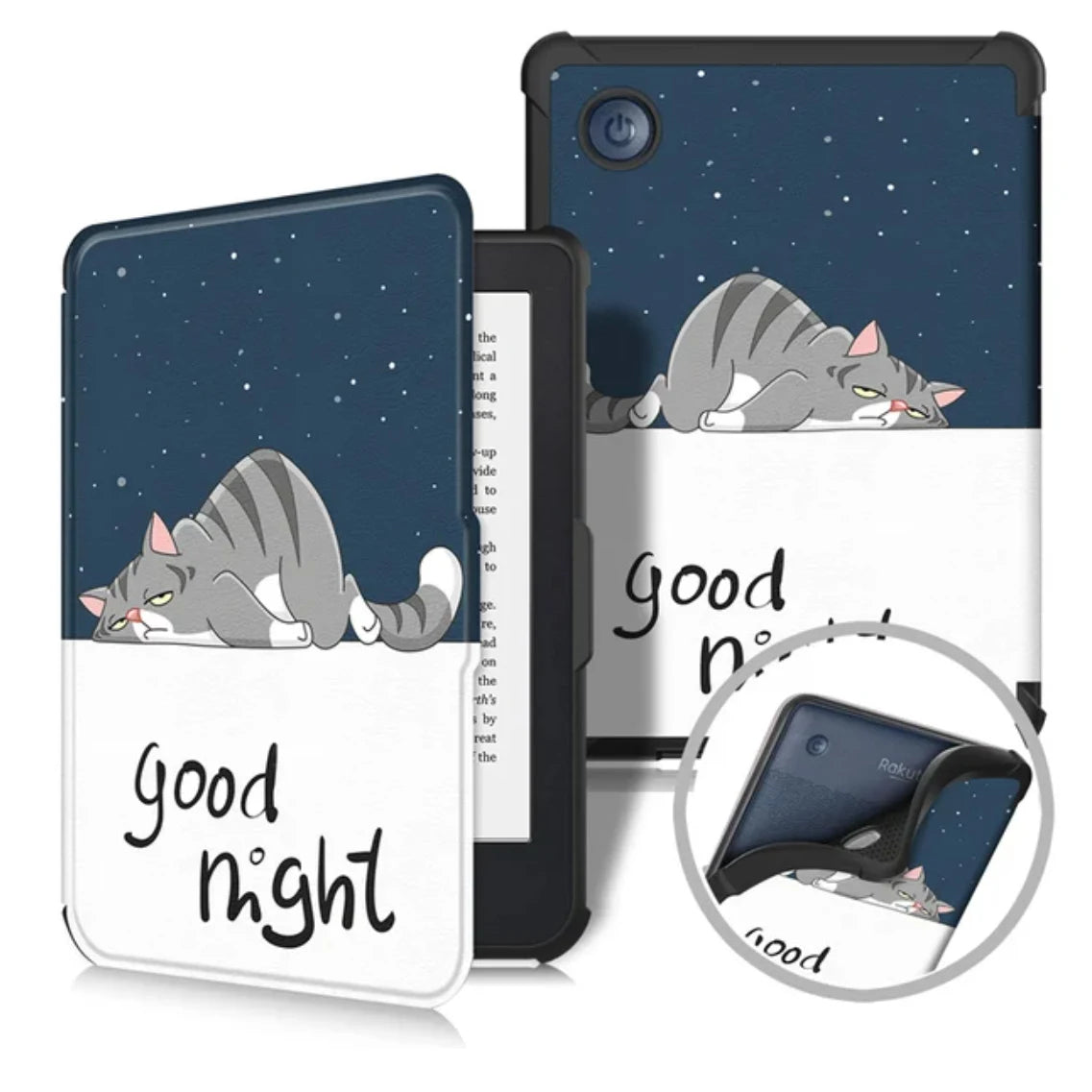 For Kobo Clara BW / Clara Colour 2024 Case 6 inch Auto Wake Sleep PU Leather Cover Soft Magnetic Ereader Hoesje N365 N367 Funda