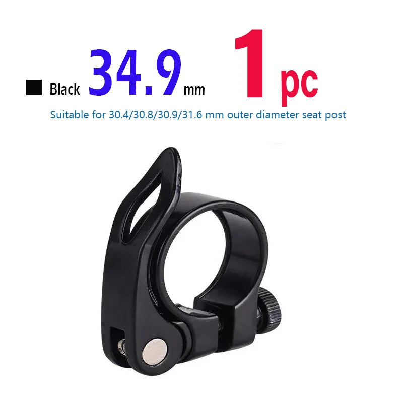 Bike Seat Post Clamp Quick Release Aluminum Alloy Bicycle Seatpost Saddle Lock MTB 31.8mm 34.9mm Cycling Accessories