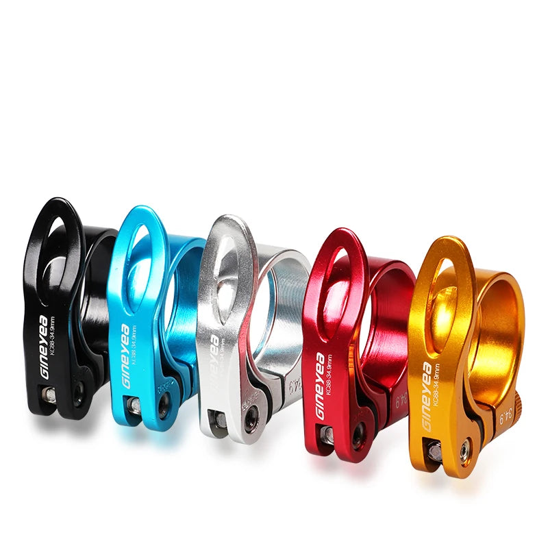 Gineyea Bicycle Quick Release Seatpost Clamp 27.2/28.6/30.4/31.8/34.9/30.9/31.6mm FOR Zoom KS EXA Seat Tube MTB BMX Road Bike