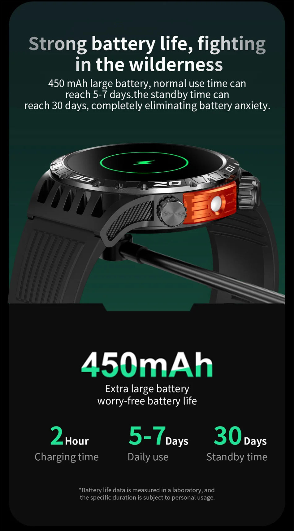 Outdoor Military Smart Watch Men's With LED lighting Bluetooth Call Smartwatch 3ATM IP68 Waterproof Compass Sports Fitness Watch