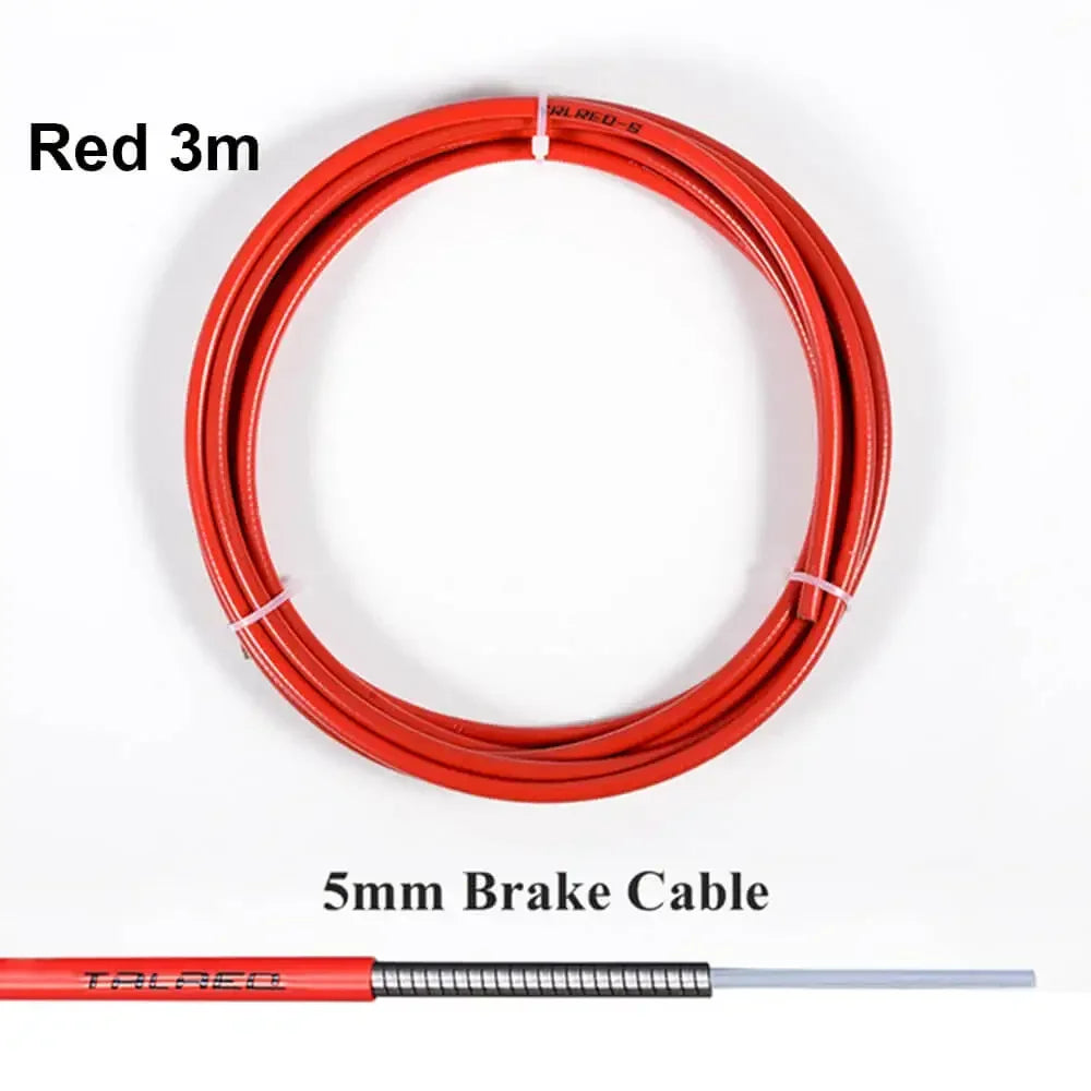 3m 4mm/5mm Bicycle Brake Cables Line Pipe Bike Shifters Derailleur Cable MTB Road Bike Shift Cable Wire Pipe High quality 6Color