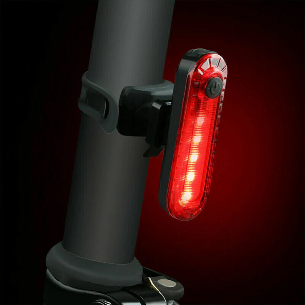 NEW T6 LED Bicycle Front Light With Taillight USB Rechargeable Lantern Zoom Bike Headlight Cycling Flashlight Bike Accessories