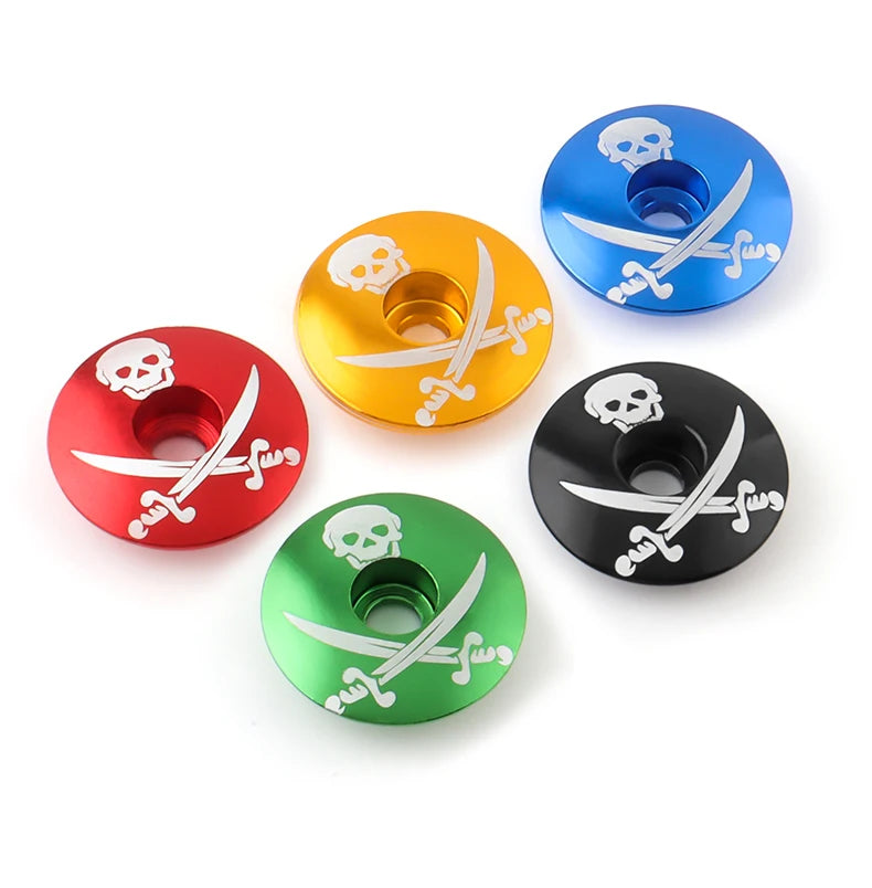 MUQZI Mountain Bike Headset Cover Aluminum Alloy Ultra-ligh Bowl Cover Road Bike Fixed Gear Folding Parts Headset top Cap