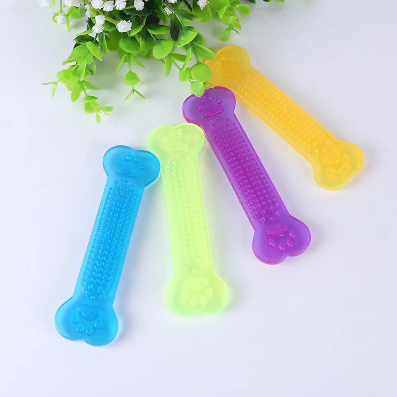 Pet Dog Chew Toys Rubber Bone Toy Aggressive Chewers Dog Toothbrush Doggy Puppy Dental Care For Dog Pet Accessories
