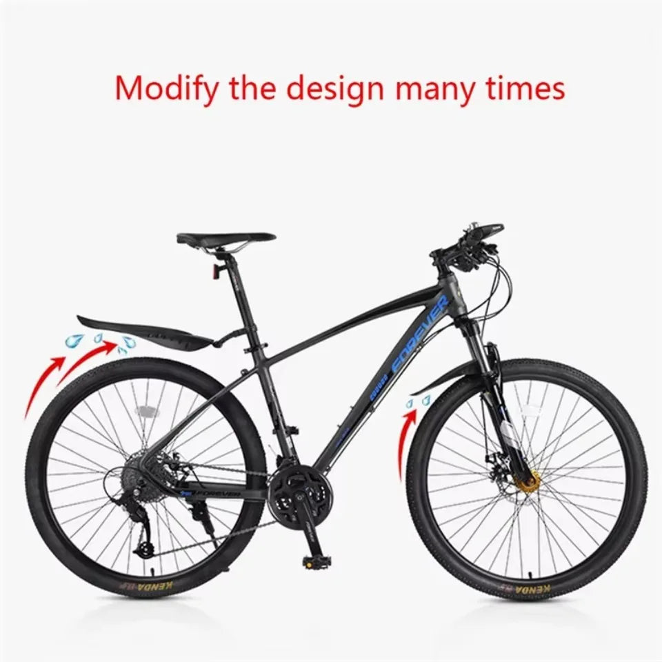 2pcs Bicycle Fender PP Soft Plastic Suitable Bicycles Rear Shock BIKE Thicken Splash Protection Accessory