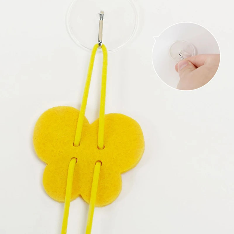 1PC Cat Hanging Cat Toy Hanging Door Elastic Rope Cat Stick Feather Pet Supplies For Cats And Dogs