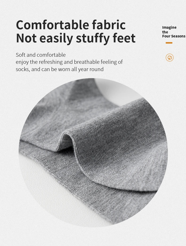 5/6/7/10 Pairs Women/Men Boat Socks Invisible Low Cut Silicone Non-slip Summer No-show Ankle Socks Solid Color Casual Breathable