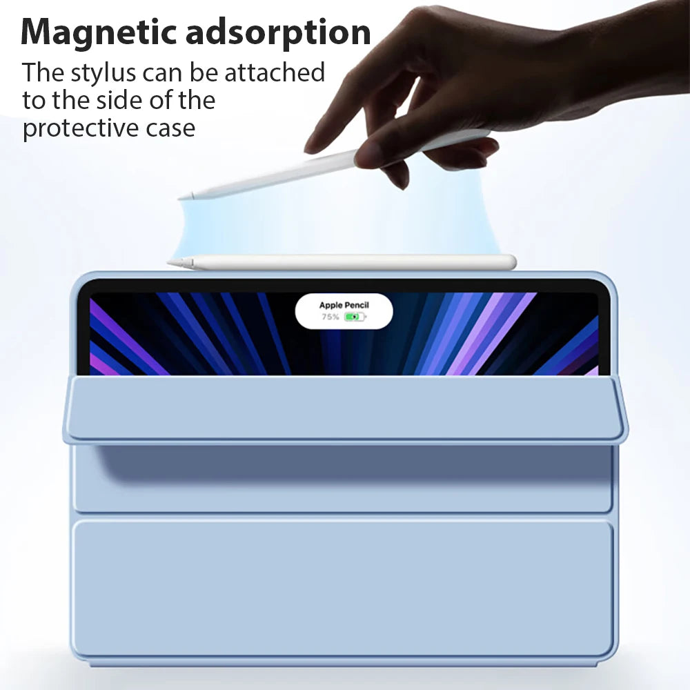 Ipad Pro 11 12.9 13 inch 2024 Case Air 5 4 3 9th 10th 10.9 Generation For iPad 7th 8th 10.2 Mini 6 Pro 9.7 Flip Smart Cover
