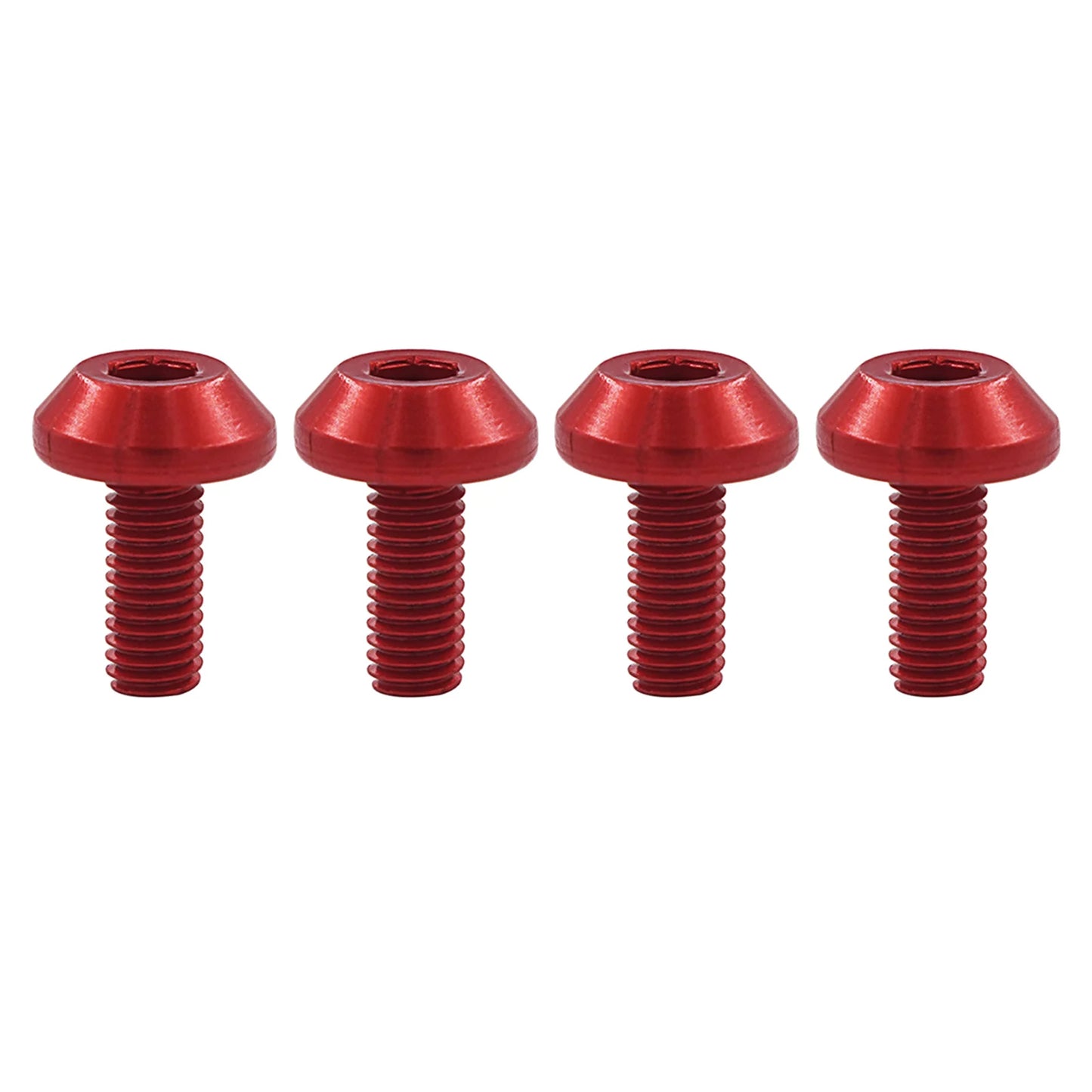 4 Pcs Bicycle Water Bottle Cage Bolt Cycling Accessories Kettle Holder Aluminum M5 Screw Handle Bikes Part for MTB Road Bike