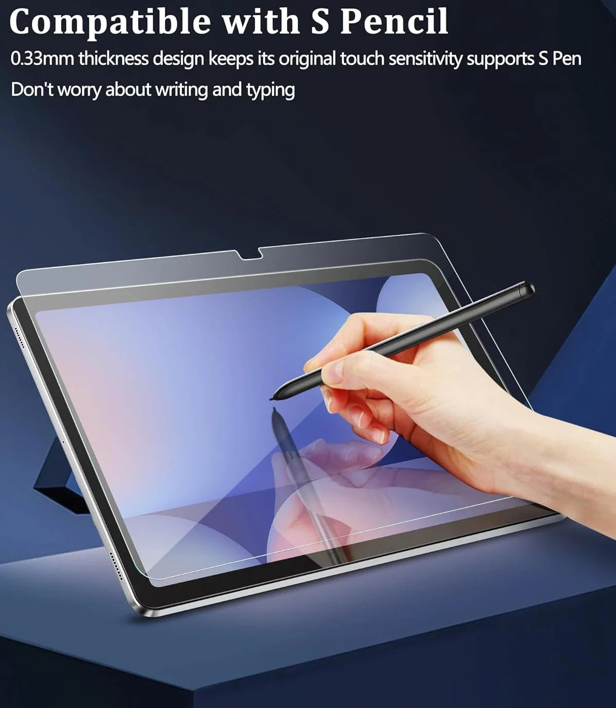 3 Pack Screen Protector for Samsung Galaxy Tab S10 Plus Ultra Tempered Glass Film Anti-Scratch for Galaxy Tab S10 2024 Flims