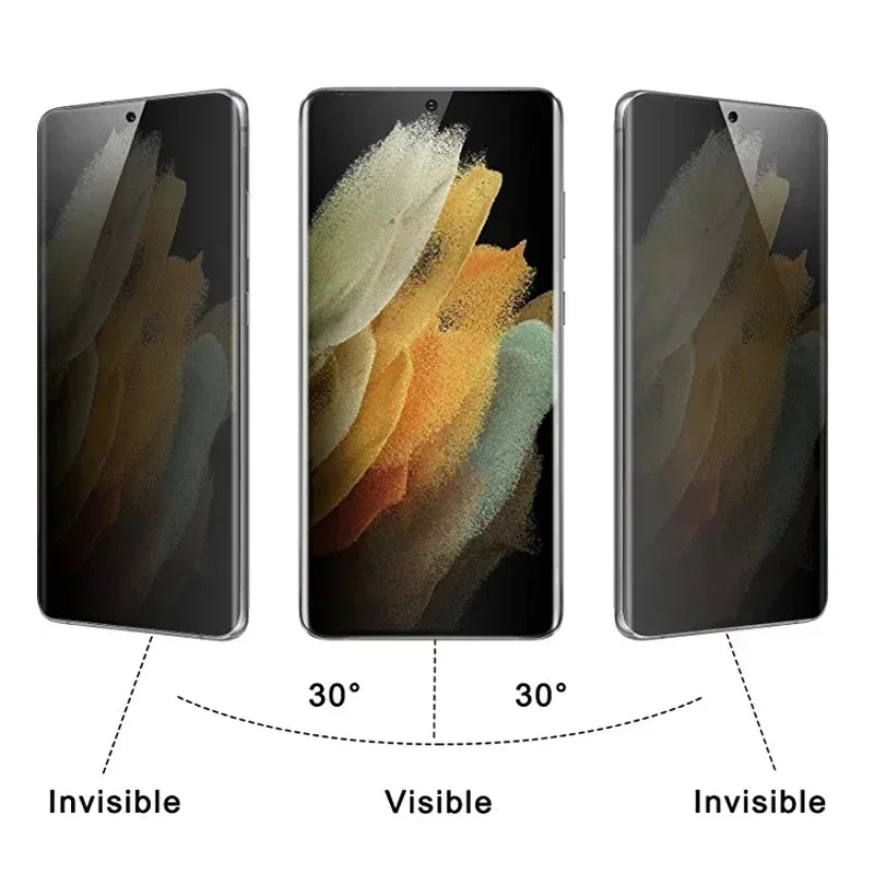 4Pcs Anti Spy Hydrogel Film for Samsung S21 S20 S22 S23 S24 Ultra FE Note 20 10 S25 S10 S9 S8 Plus S10E Privacy Screen Protector