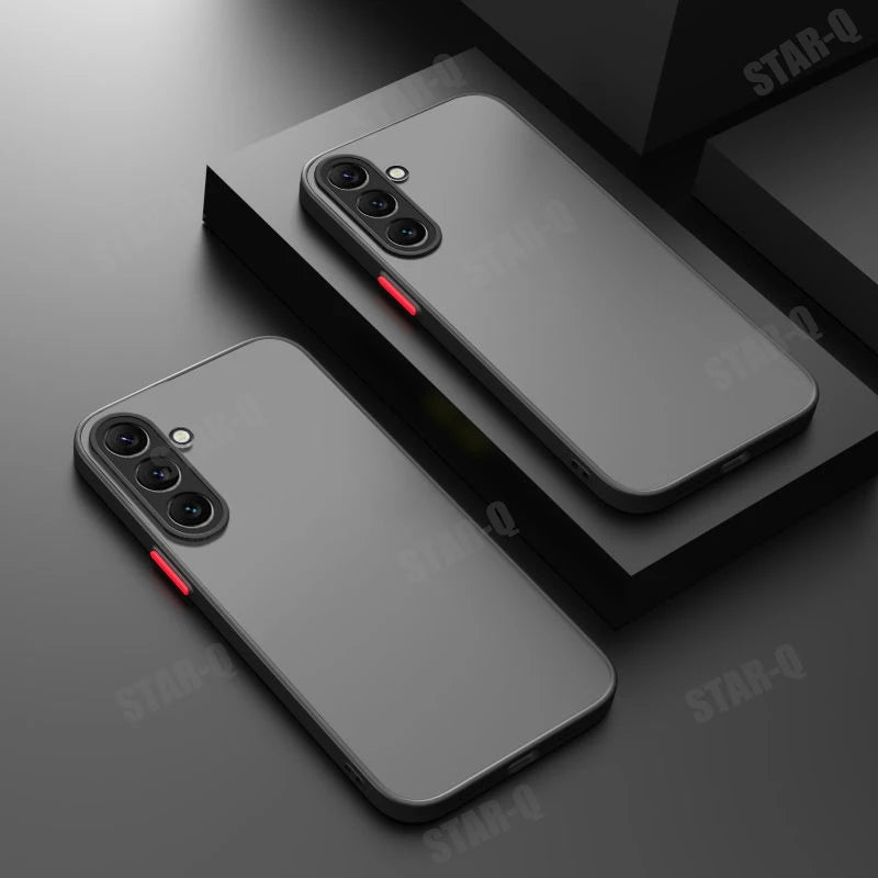 A 55 35 25 15 24 Matte Hard Case For Samsung Galaxy A55 A35 A25 A15 A24 A14 A54 A34 A05s 4g 5g Silicone Frosted Back Cover 34 54