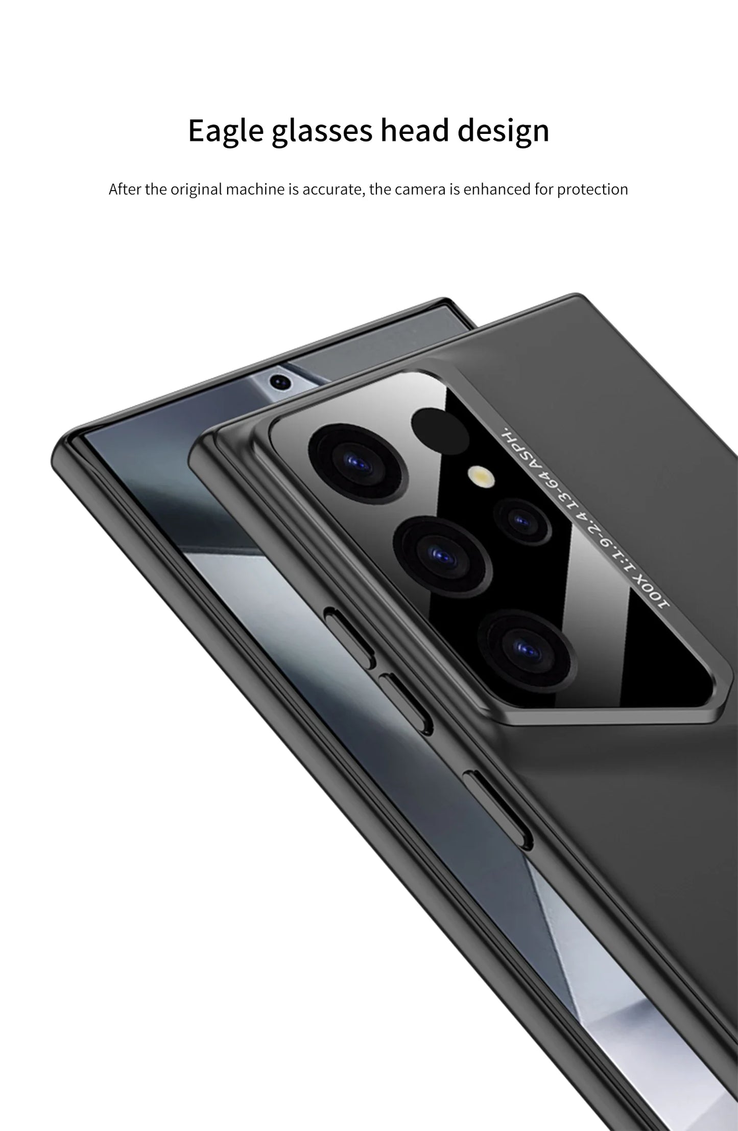 Ultrathin Blade Mecha Hard PC Matte Phone Case For Samsung Galaxy S24 S23 S22 S25 Ultra Lens Protection Frosted Shockproof Cover