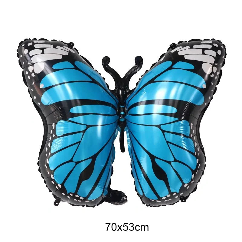Large Butterfly Aluminum Foil Balloons Butterfly Helium Air Globos Birthday Party Decorations Baby Shower Kids Toy Photo Props