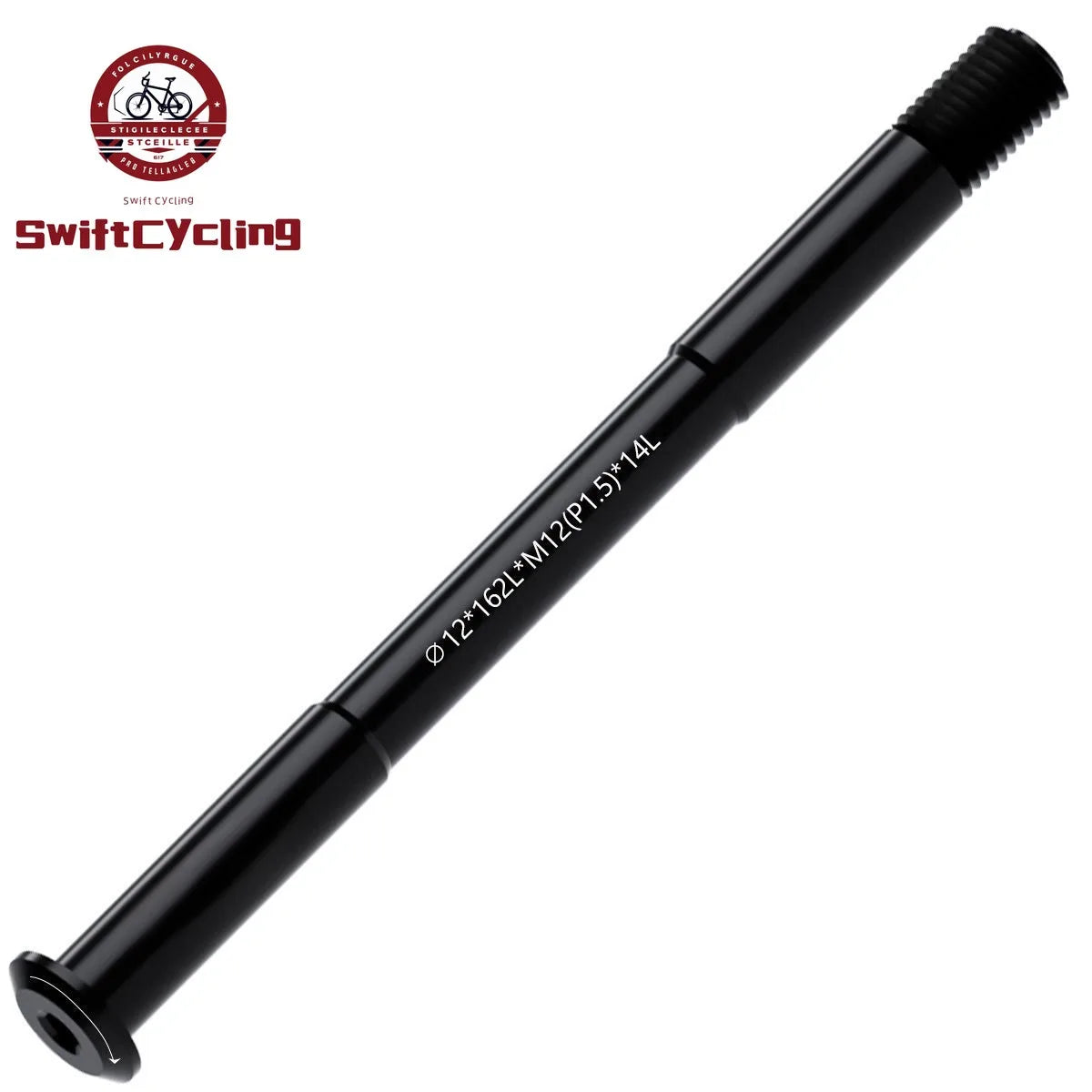 Swift MTB Road Bike Thru Axle Front Fork Shaft Skewers M12xP1.0/1.5/ 12x142/148 Bicycle Quick Release Skewer Wheel Accessories