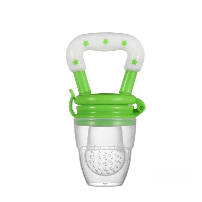 Baby Fruit Feeder Pacifier Teething Toys Fresh Food Feeder Infant Fruit Nipple Silicone Pouches for Toddlers Kids Boy Girl