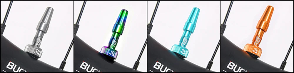 BUCKLOS Bike Tubeless Valve 40MM 44MM 55MM 60MM Road Mountain Bicycle Presta Valves High Quality Tire Nipple MTB Accessories