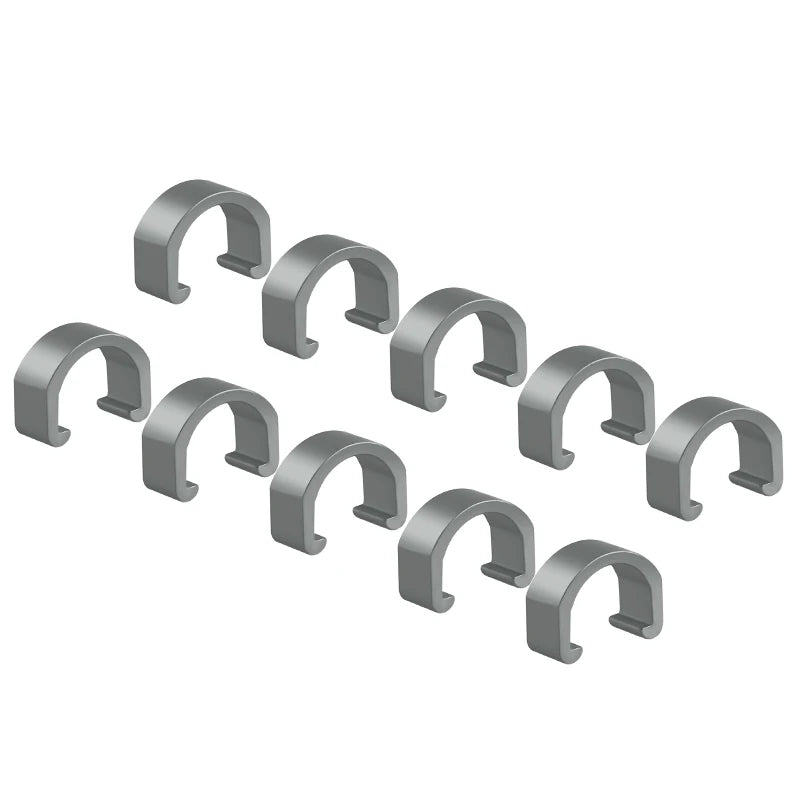 MUQZI 10Pcs MTB Bike Bicycle Frame U Buckle For Brake Cable Housing Hose Tube Shifter Cable Guides Button Fixed Tubing Clips