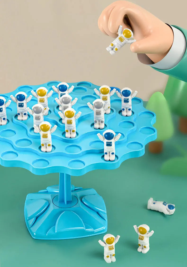 Fun Frog Balance Tree Children Math Toys Balancing Board Game Parent-child Interaction Tabletop Balance Game Toy Gift for Kids