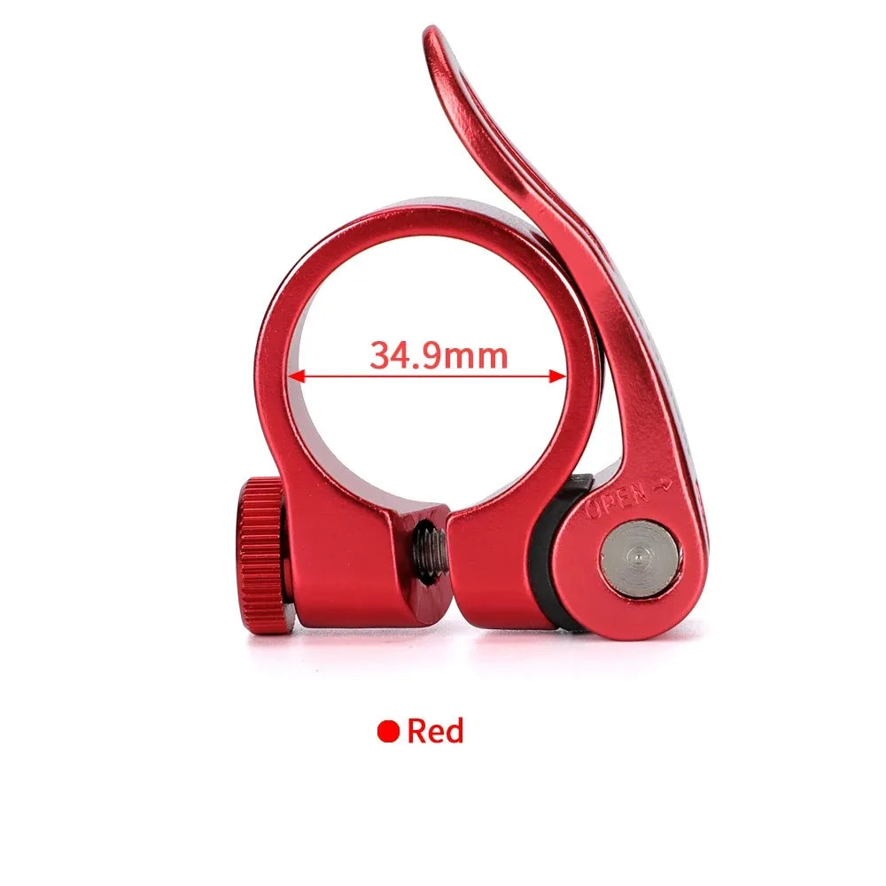 LUNJE Road Bike Aluminum Ultralight Bicycle Seat Post Clamp 28.6mm 31.8mm 34.9 mm Mountain Road bicycle seatpost clamp bicycle