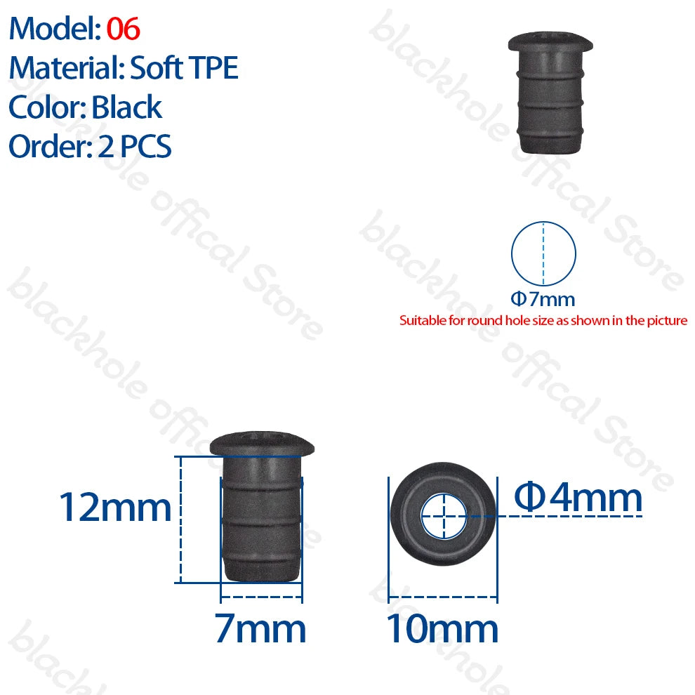 Bike Cable Plugs MTB Frame Brake Hole Road Bicycle Frame Fork Derailleur Di2 Line Plug E-Bike Gravel Cable Line Hole Plug Parts
