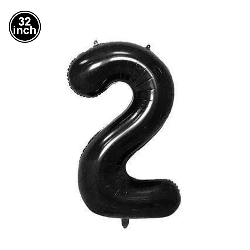 Multi Color Large Numbers 6 Balloon 32Inch 1 2 3 4 5 6 7 8 9 Birthday Ball Red Digit Bachelorette Balloons Figure Golob Balloons