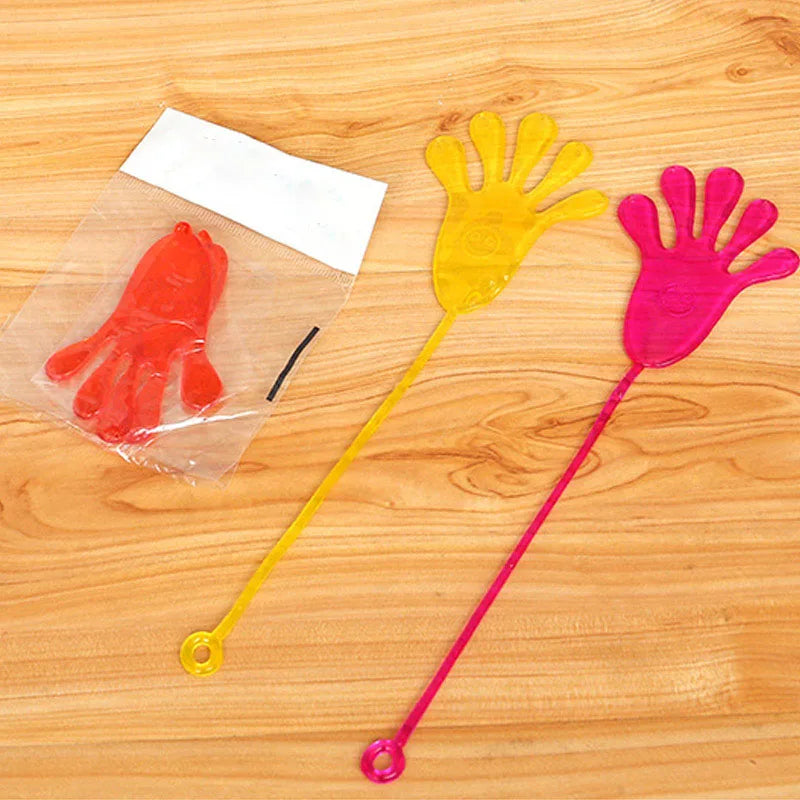 10Pcs Kids Funny Sticky Hands Toys for Children Party Favors Boys Girls Pinata Fillers Baby Shower Gift Bag Carnival Prizes
