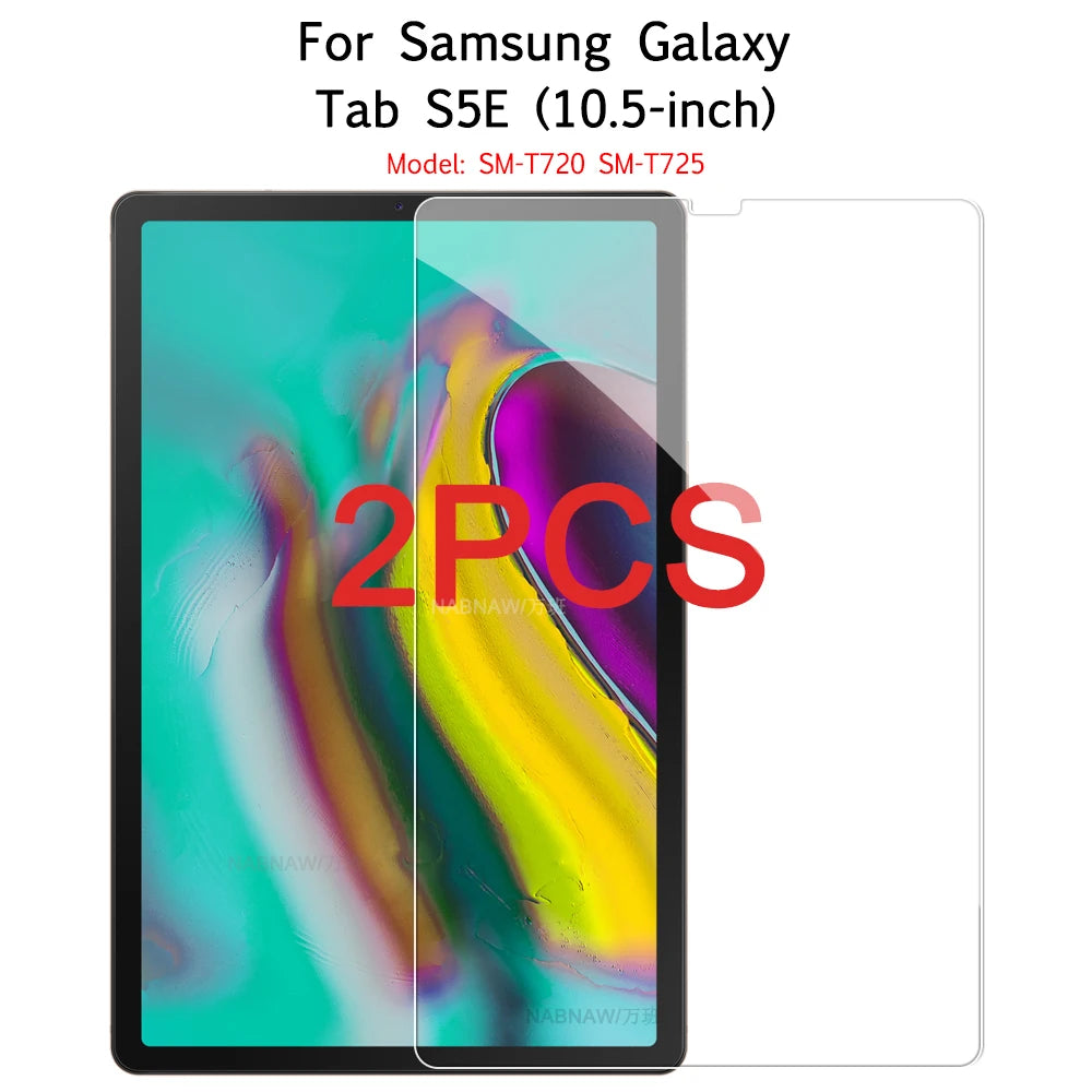 2PCS HD Scratch Proof Tempered Glass Screen Protector For Samsung Galaxy Tab A8 A7 lite A9 Plus S9 FE S8 S7 S5e S6 lite 2024