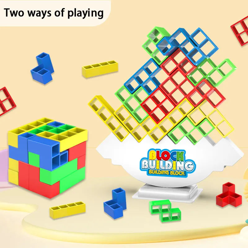 1 set 16pcs-32pcs Balance Pile Tabletop Game for Family and Friends - Interactive Parent-Child Puzzle Building Toy