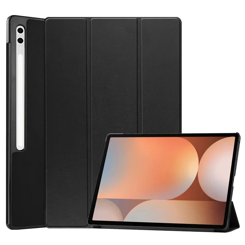 For Samsung Tab S10 Ultra Case 14.6 Inch SM-X920 Flip Case Tri-Folding Stand Magnetic Smart Cover for Galaxy Tab S10 Ultra Cover
