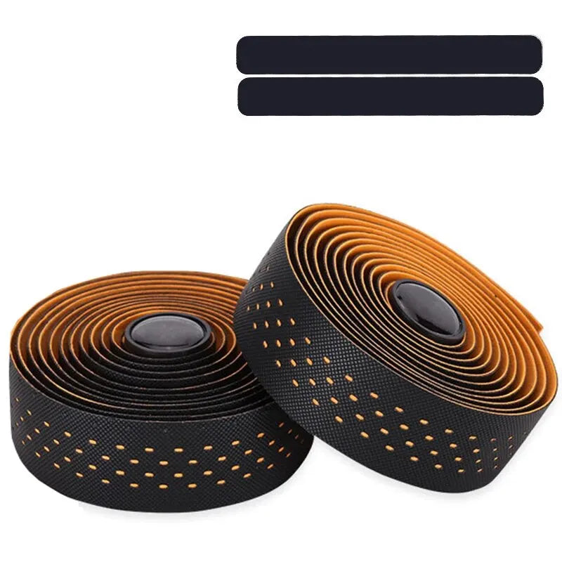 New Road Bike Handlebar Tapes Shock-absorbing Cycling Anti-slip Handlebar Bar Tape Wear-Resistant Bicycle Strap Bikes Belt
