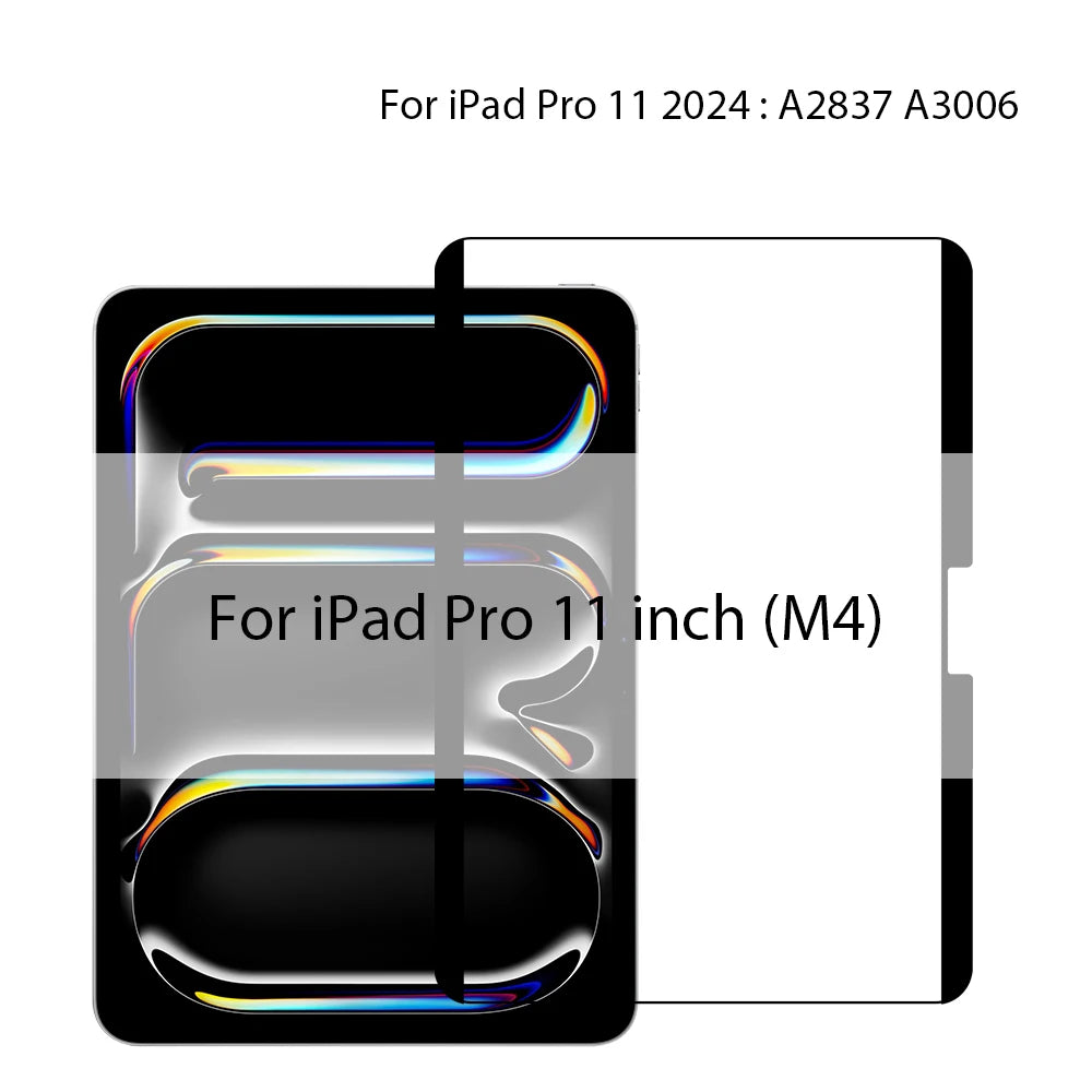 Like Paper Film For Ipad Pro 13 11 2024 12.9 10 9 10th 9th Generation 10.2 Screen Protector On Ipad Air 5 4 2 3 Mini 6 Magnetic
