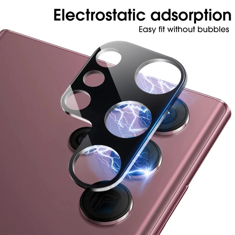 3D Camera Lens Protector For Samsung Galaxy S25 S24 S23 S22 Ultra Plus Back Camera Len Cover Tempered Glass Film For S23Plus